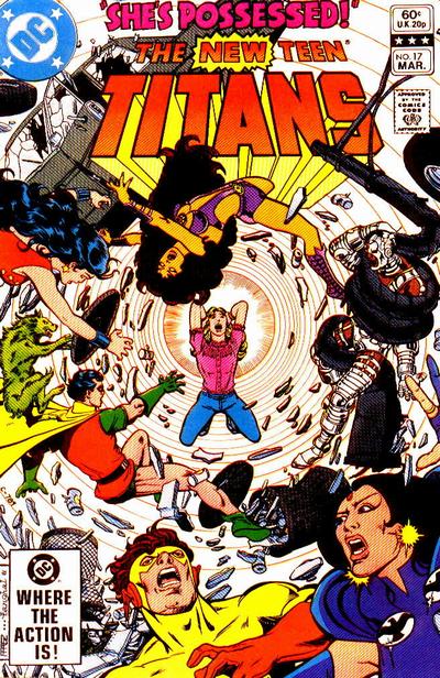 The New Teen Titans 1980 #17 Direct ed. - back issue - $4.00