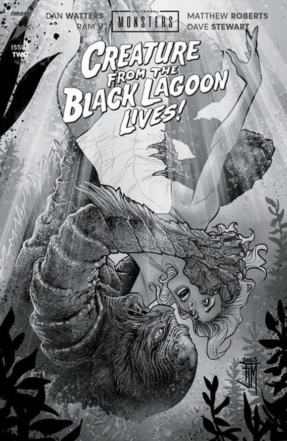UNIVERSAL MONSTERS CREATURE FROM THE BLACK LAGOON LIVES #2 CVR D INC 1:25 FRANCIS MANAPUL VAR (OF 4)