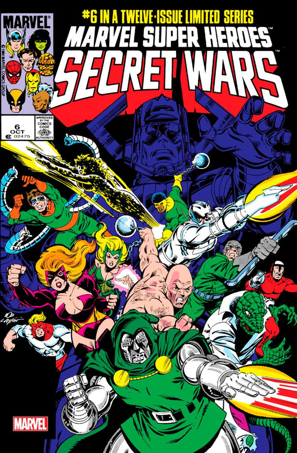MARVEL SUPER HEROES SECRET WARS #6 FACSIMILE EDITION CVR A