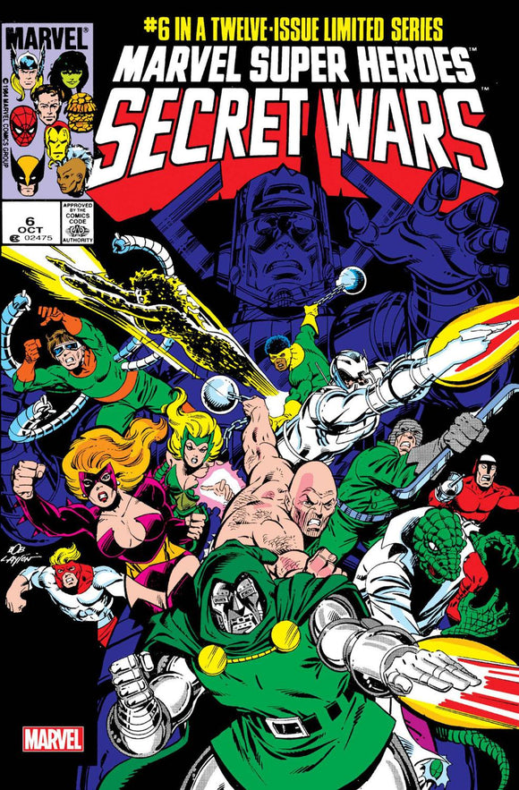 MARVEL SUPER HEROES SECRET WARS #6 FACSIMILE EDITION FOIL VAR CVR B