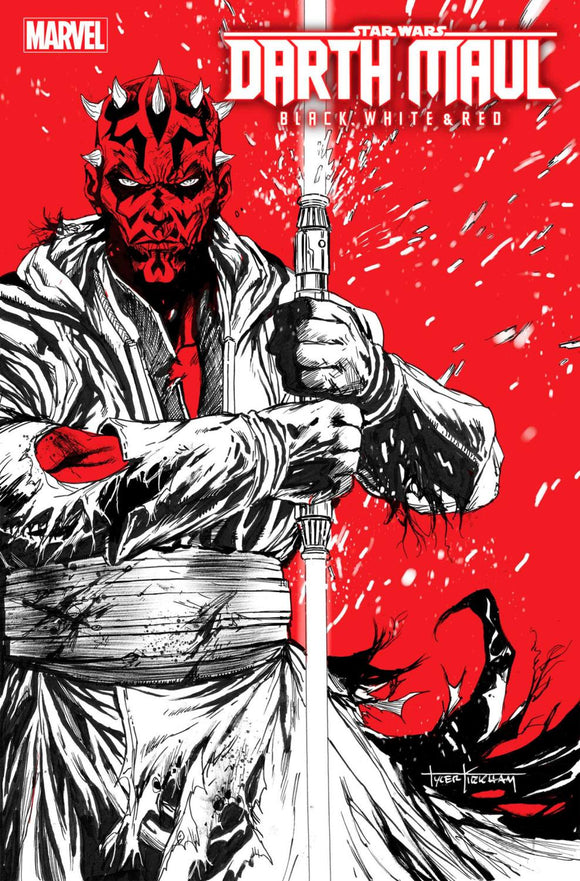 STAR WARS DARTH MAUL - BLACK WHITE AND RED #2 CVR A