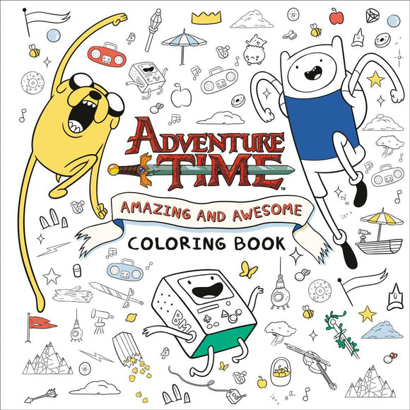 ADVENTURE TIME AMAZING AND AWESOME COLORING BOOK