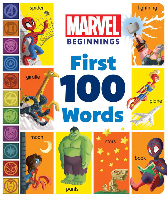 MARVEL BEGINNINGS FIRST 100 WORDS