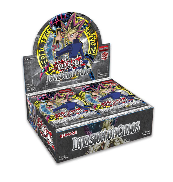 YU GI OH LEGEND INVASION OF CHAOS BOOSTER PACK