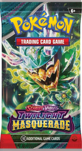 POKEMON TCG SCARLET AND VIOLET - TWILIGHT MASQUERADE BOOSTER PACK