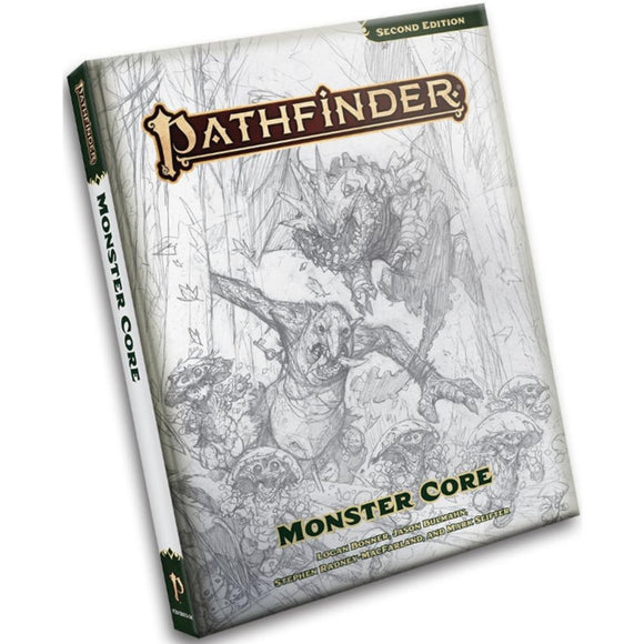 Pathfinder RPG: Monster Core Sketch Cover P2