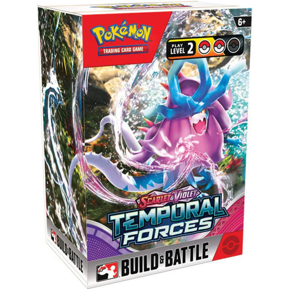 POKEMON TCG SCARLET AND VIOLET - TEMPORAL FORCES BUILD AND BATTLE BOX