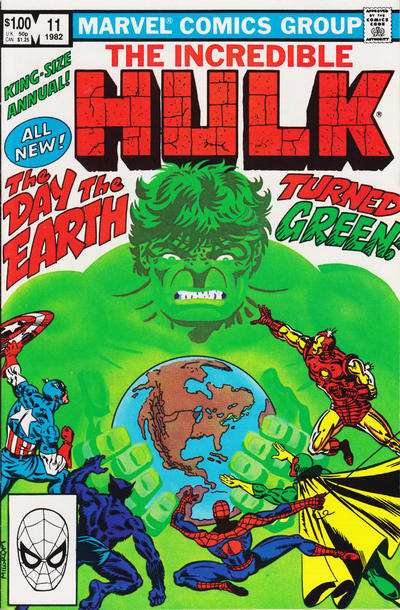 The Incredible Hulk Annual 1976 #11 Direct ed. - back issue - $5.00