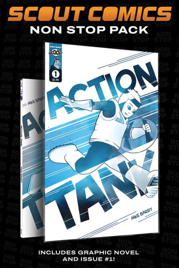 ACTION TANK VOL 1 SCOOT COLLECTORS PACK #1 AND COMPLETE TP NON STOP