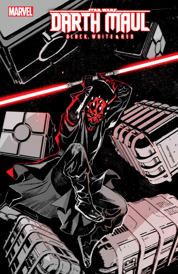 STAR WARS DARTH MAUL - BLACK WHITE AND RED #3 CVR A