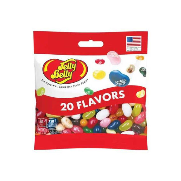 Jelly Belly 20 Flavors Jelly Beans Candy Peg Bag