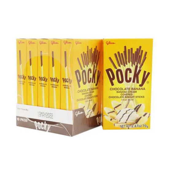 Pocky Banana Cream Covered 70g