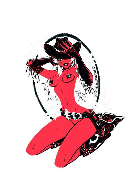 COWGIRL RODEO // STICKER by BABS TARR