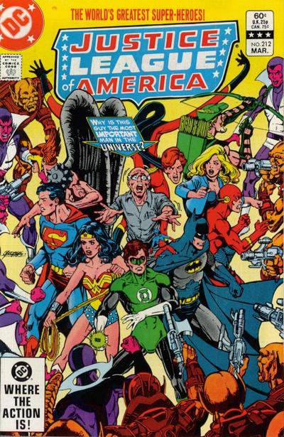 Justice League of America 1960 #212 Direct ed. - back issue - $5.00