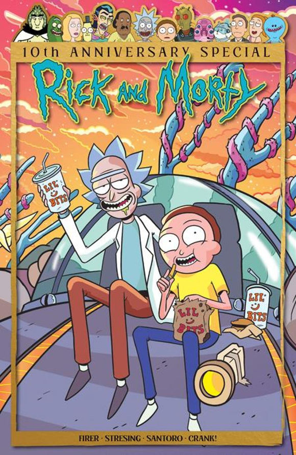 RICK AND MORTY 10TH ANNIVERSARY SPECIAL #1 ONE SHOT CVR A MARC ELLERBY WRAPAROUND