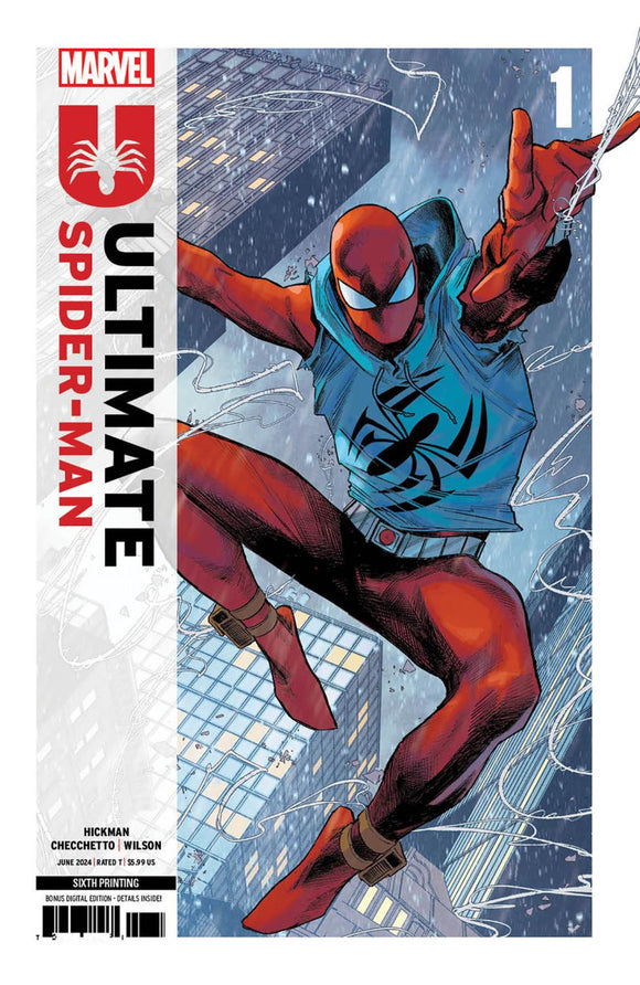 ULTIMATE SPIDER-MAN #1 MARCO CHECCHETTO 6TH PRINTING VAR