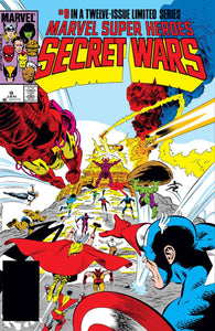 MARVEL SUPER HEROES SECRET WARS #9 FACSIMILE EDITION FOIL VAR CVR B