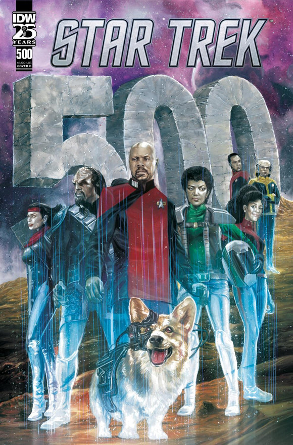 STAR TREK #500 VAR C WOODWARD CVR C