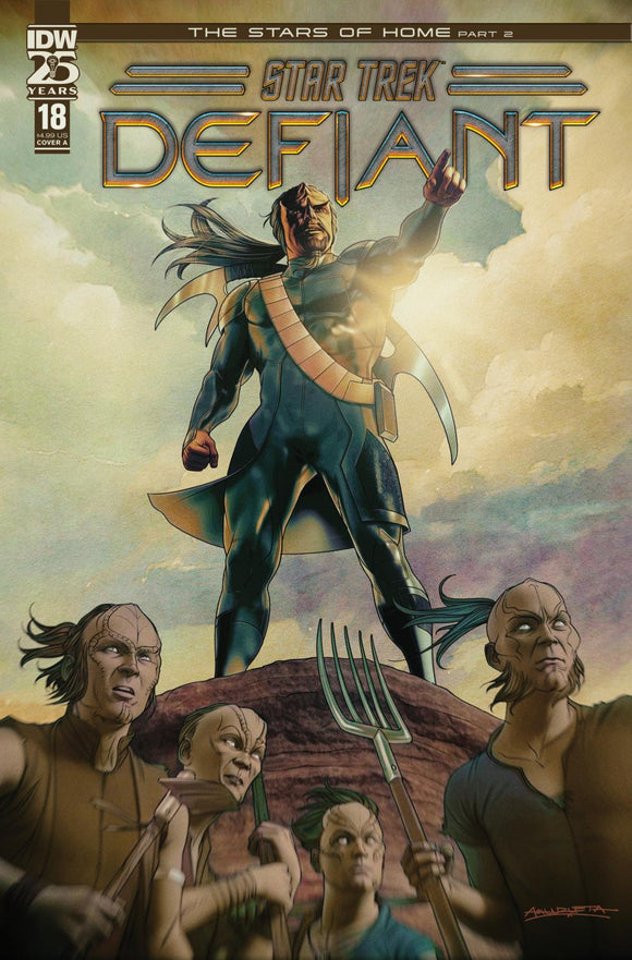 STAR TREK DEFIANT #18 COVER A UNZUETA CVR A