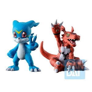 BANDAI SPIRITS ICHIBANSHO FIGURE - DIGIMON VEEMON AND GUILMON