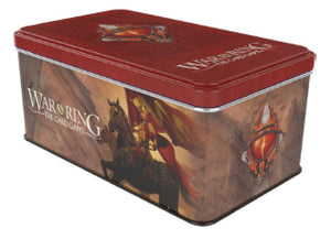 WAR OF THE RING CARD GAME - SHADOW CARD BOX AND SLEEVES RED BANNERMAN VERSION