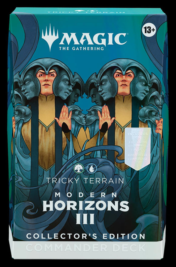 MAGIC THE GATHERING MODERN HORIZONS 3 COLLECTOR COMMANDER DECK - TRICKY TERRAIN