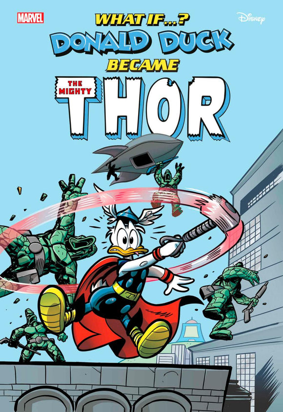 MARVEL AND DISNEY WHAT IF DONALD DUCK BECAME THOR #1 CVR A