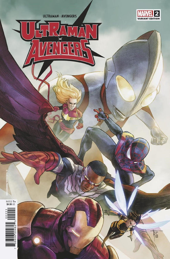 ULTRAMAN X THE AVENGERS #2 FRANCESCO MOBILI VAR CVR B