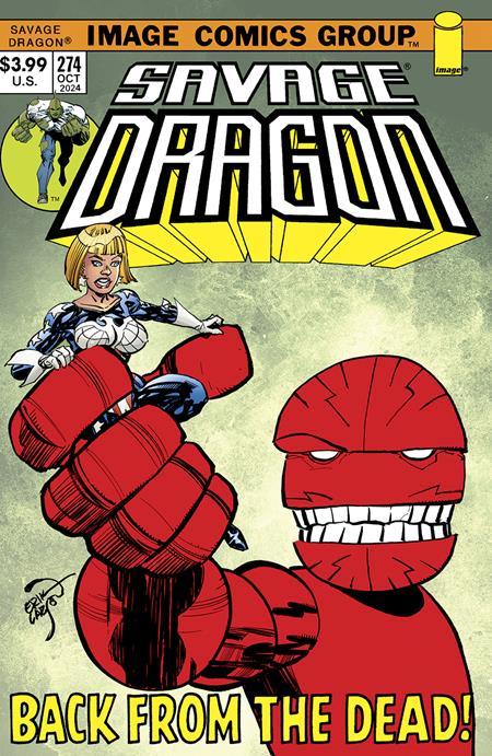 SAVAGE DRAGON #274 CVR B ERIK LARSEN 70S TRADE DRESS VAR