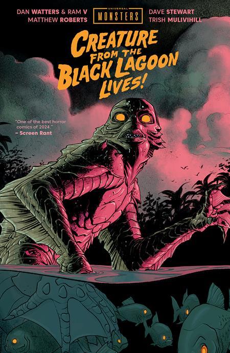 UNIVERSAL MONSTERS CREATURE FROM THE BLACK LAGOON LIVES HC BOOK MARKET MATTHEW ROBERTS AND DAVE STEWART CVR