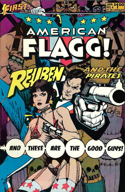 American Flagg! 1983 #4 - back issue - $4.00