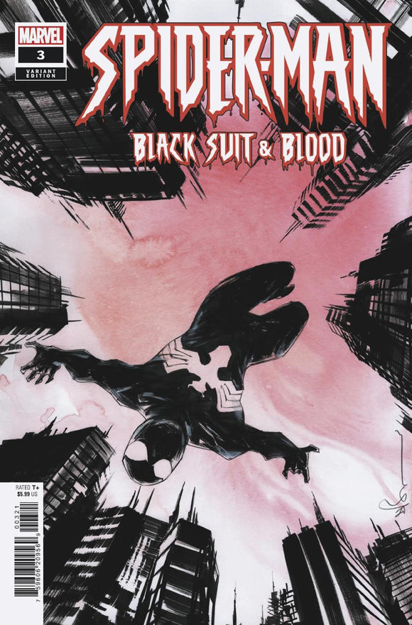 SPIDER-MAN BLACK SUIT AND BLOOD #3 DUSTIN NGUYEN VAR CVR B