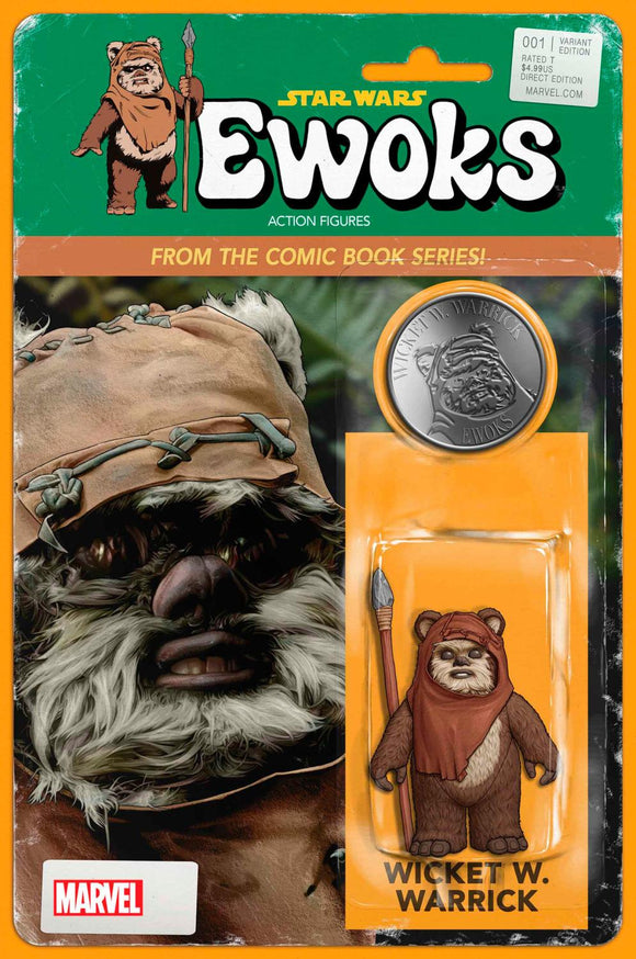 STAR WARS EWOKS #1 JOHN TYLER CHRISTOPHER ACTION FIGURE VAR CVR D