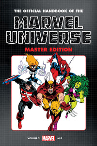 OFFICIAL HANDBOOK OF THE MARVEL UNIVERSE MASTER EDITION OMNIBUS VOL 2 HEROES COVER HC