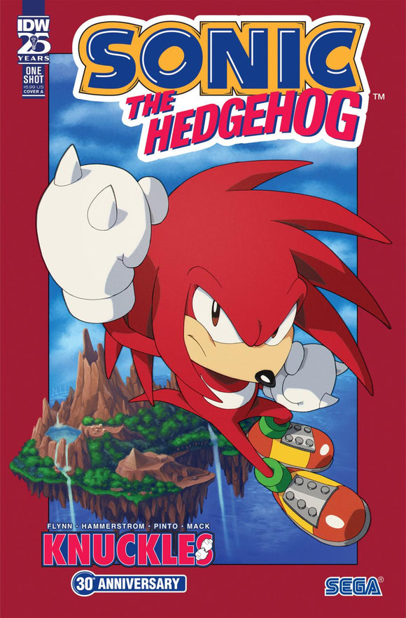 SONIC THE HEDGEHOG KNUCKLES 30TH ANNIVERSARY SPECIAL COVER A HAMMERSTROM CVR A