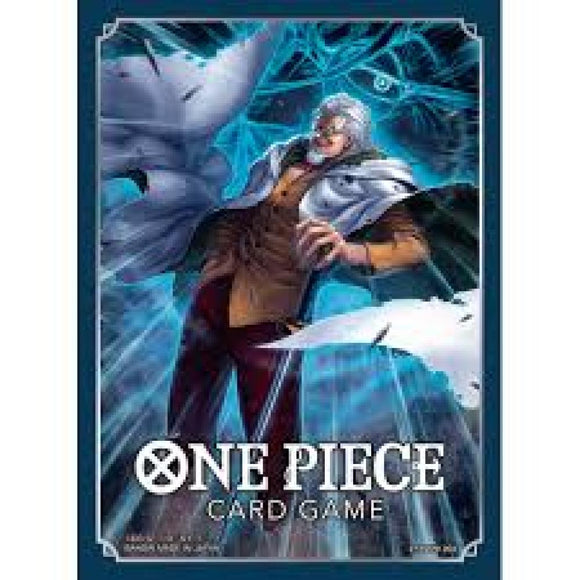 ONE PIECE TCG OFFICIAL SLEEVES SET 7 SILVERS RAYLEIGH