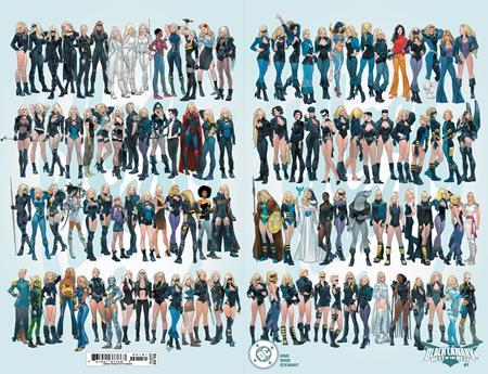 BLACK CANARY BEST OF THE BEST #1 CVR C OTTO SCHMIDT WRAPAROUND CARD STOCK VAR OF 6