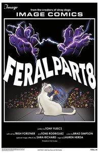 FERAL #8 CVR B TONY FLEECS AND TRISH FORSTNER HOMAGE VAR