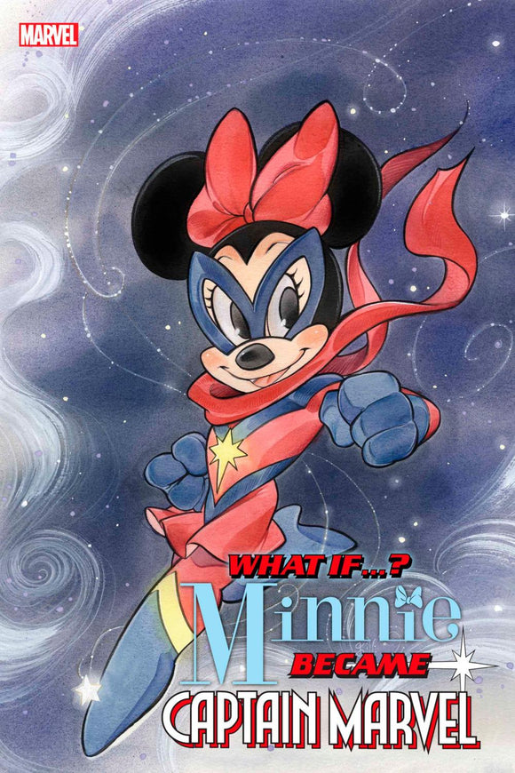 MARVEL AND DISNEY WHAT IF MINNIE BECAME CAPTAIN MARVEL #1 PEACH MOMOKO VARIAN T CVR B