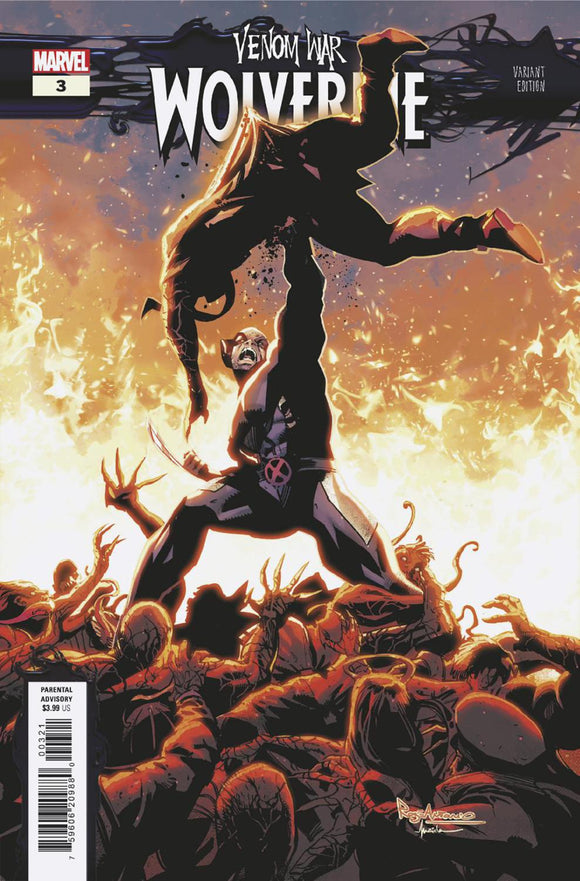 VENOM WAR WOLVERINE #3 ROGE ANTONIO VAR VW CVR B