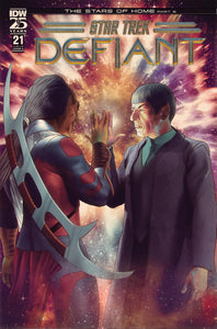 STAR TREK DEFIANT #21 COVER A UNZUETA CVR A