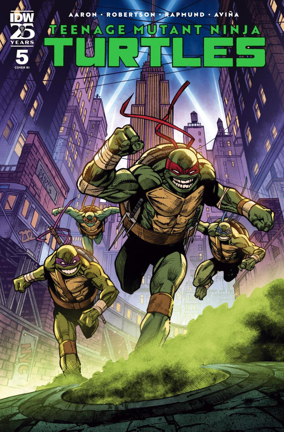 TEENAGE MUTANT NINJA TURTLES 2024 #5 VAR RI 25 EARLS CVR F 1:25 INCV