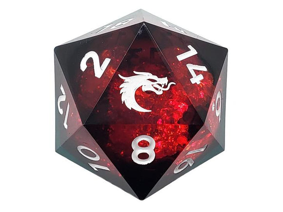 Old School Sharp Edged 35mm D20 Liquid Infused - Christmas Fury