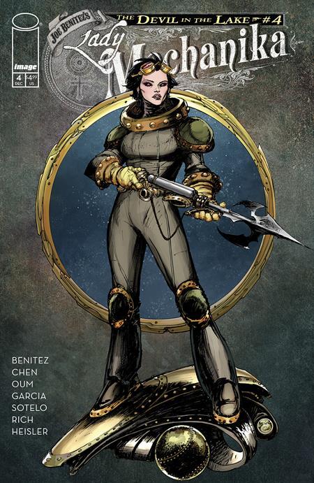 LADY MECHANIKA THE DEVIL IN THE LAKE #4 CVR A JOE BENITEZ OF 4