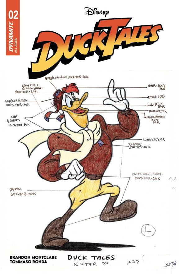 DUCKTALES #2 CVR E CLASSIC CHARACTER ART