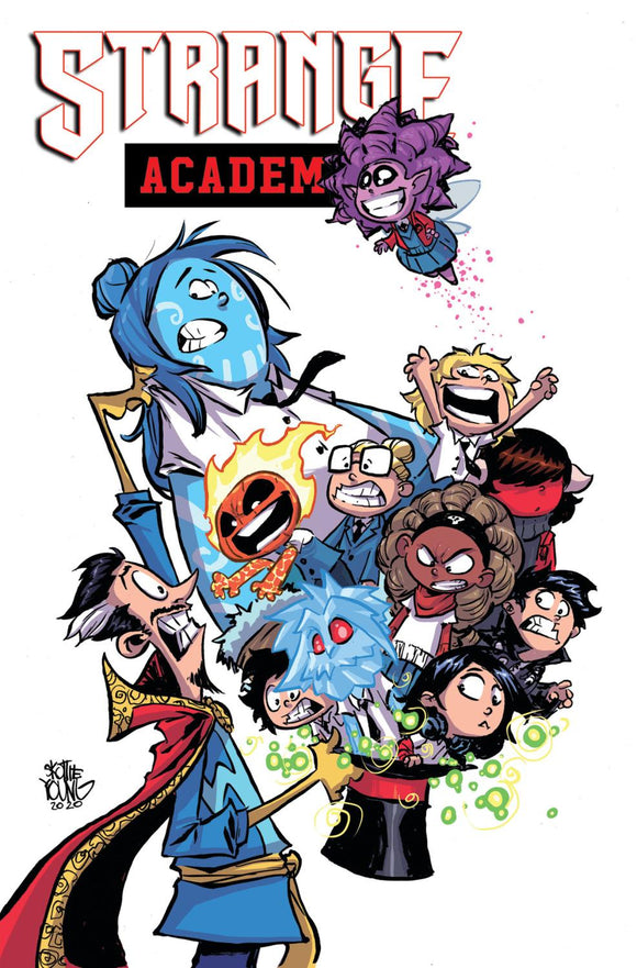 STRANGE ACADEMY OMNIBUS SKOTTIE YOUNG COVER DM ONLY HC
