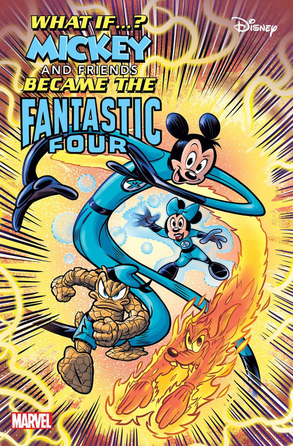 MARVEL AND DISNEY WHAT IF MICKEY AND FRIENDS BECAME THE FANTASTIC FOUR #1 CVR A