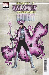 WHAT IF GALACTUS GALACTUS TRANSFORMED GAMBIT #1 RON LIM DESIGN VAR 1:10 INCV