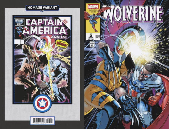 WOLVERINE #5 DAVID YARDIN CAPTAIN AMERICA SAM WILSON HOMAGE VAR CVR D