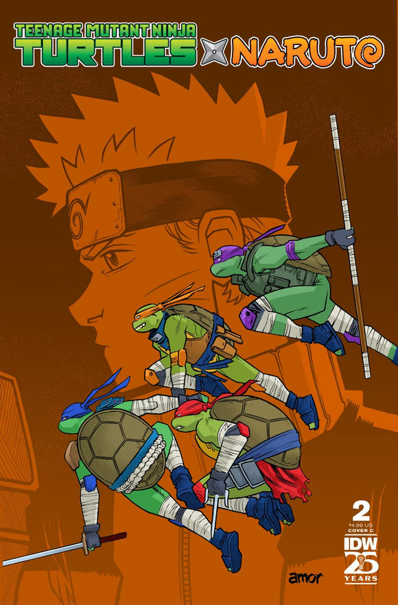 TEENAGE MUTANT NINJA TURTLES X NARUTO #2 VAR C AMOR CVR C